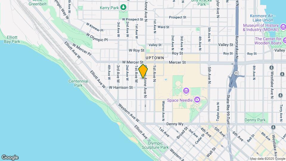 419 Queen Anne Ave N Map and Location Details