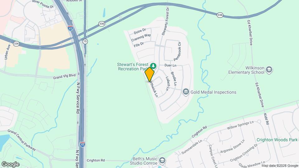 2022 Borthwick Ln Mapa y Detalles de la Ubicación