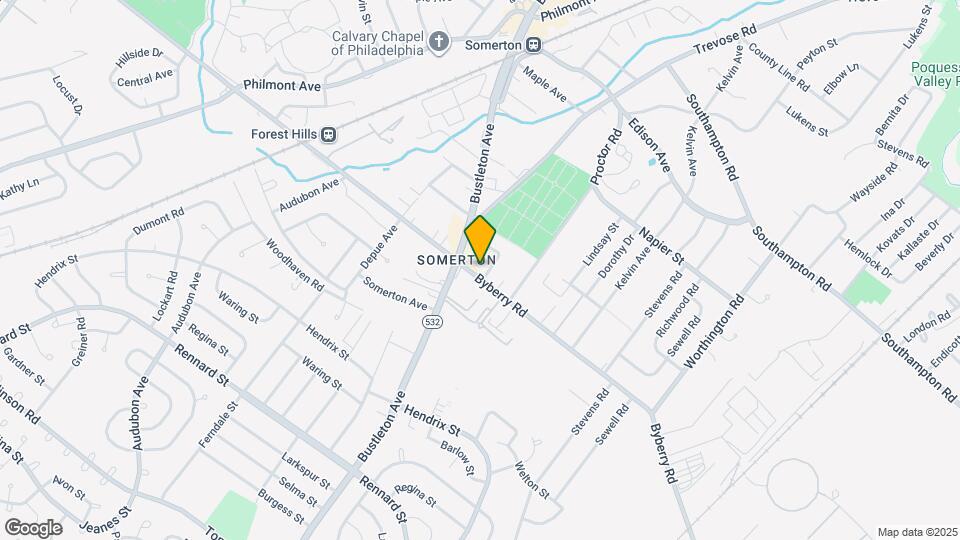 625 Byberry Rd Map and Location Details