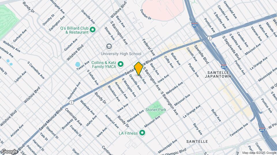 1535 Stoner Ave Mapa y Detalles de la Ubicación