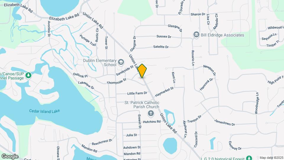 538 Union Lake Rd Map and Location Details