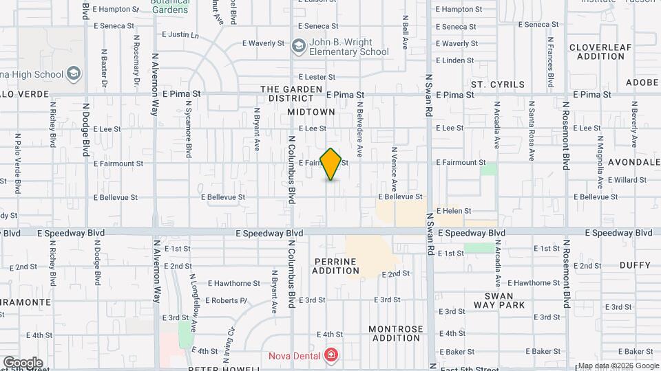 1220 N Catalina Ave Map and Location Details