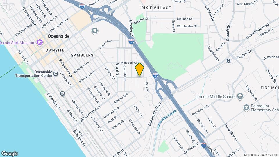 602 Rockledge St Map and Location Details