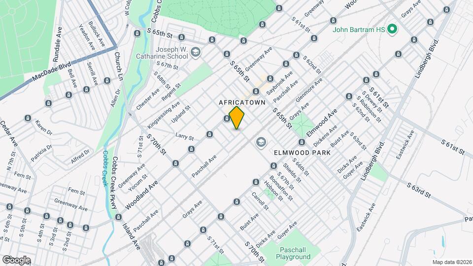 6709 Paschall Ave Map and Location Details