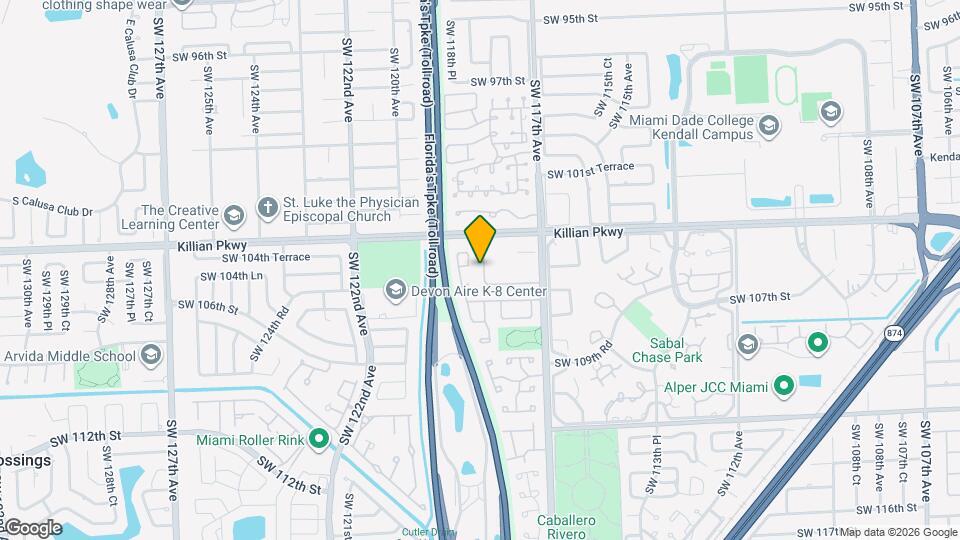 10538 SW 118th Ave Map and Location Details