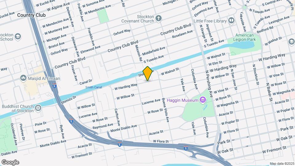 1852 W Harding Way Mapa y Detalles de la Ubicación