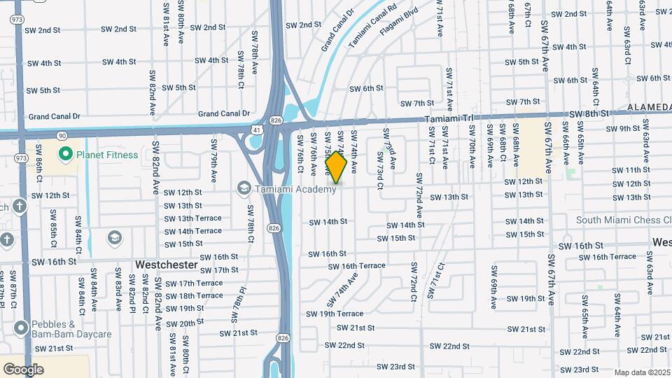 7452 SW 12th St-Unit -2 Map and Location Details
