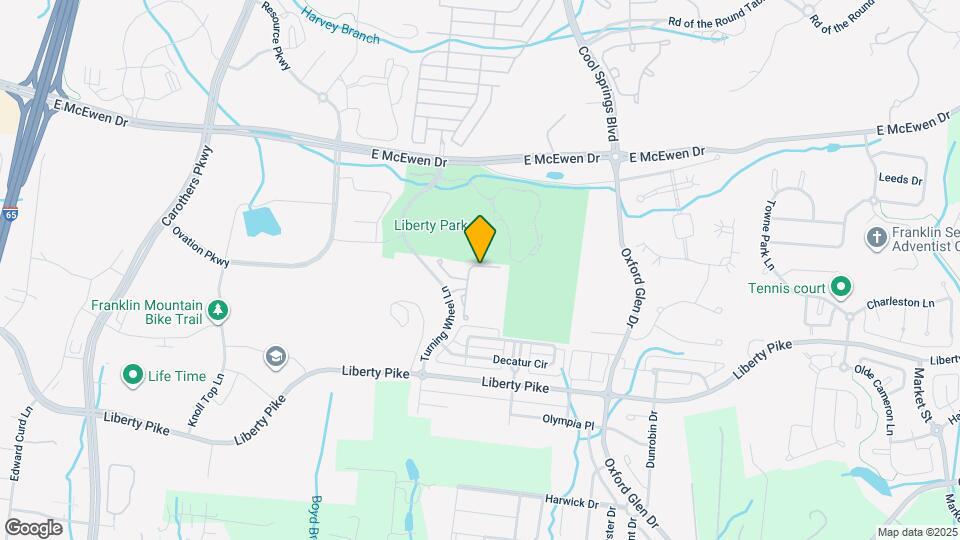 1235 Park Run Dr, Unit 1235 Park Run Map and Location Details