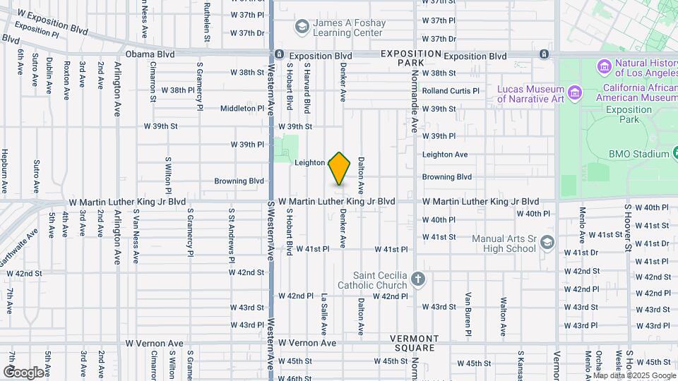 3987 Denker Ave Map and Location Details