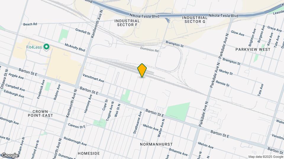 453 Paling Ave Map and Location Details