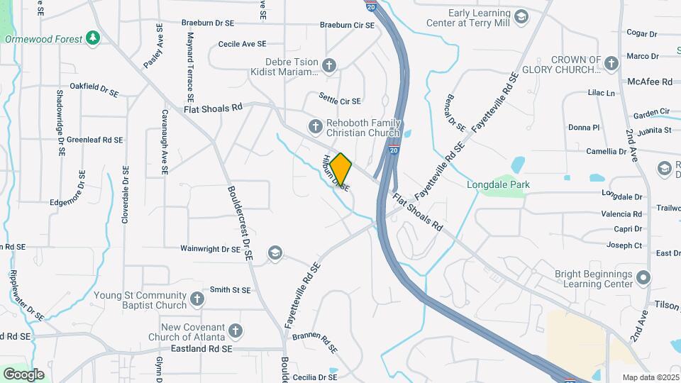 1025 Hilburn Dr SE Map and Location Details