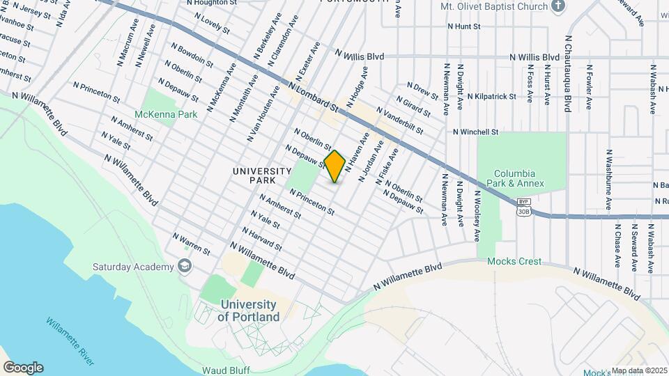 5011 N Syracuse St Map and Location Details