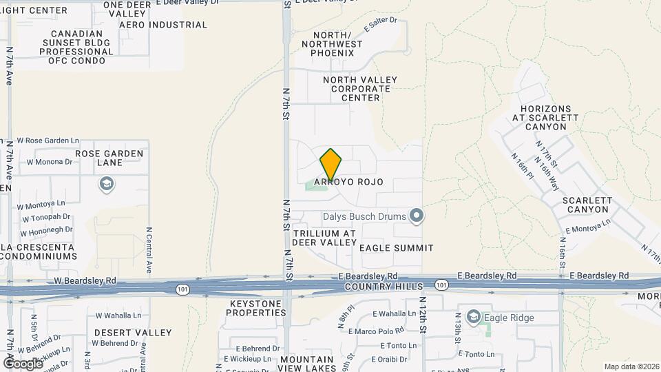 20640 N 8th St Mapa y Detalles de la Ubicación