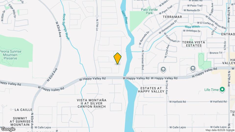 25172 N 75th Ln Map and Location Details