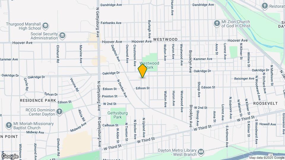 430 N Upland Ave Map and Location Details