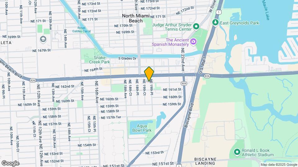 16190 NE 19th Pl Map and Location Details