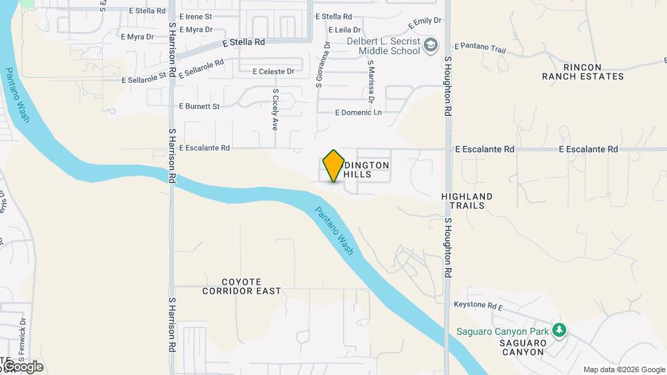 9960 E Banister Dr Map and Location Details