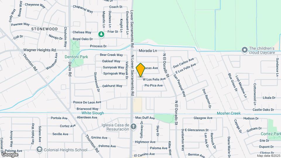 843 W Los Felis Ave Map and Location Details