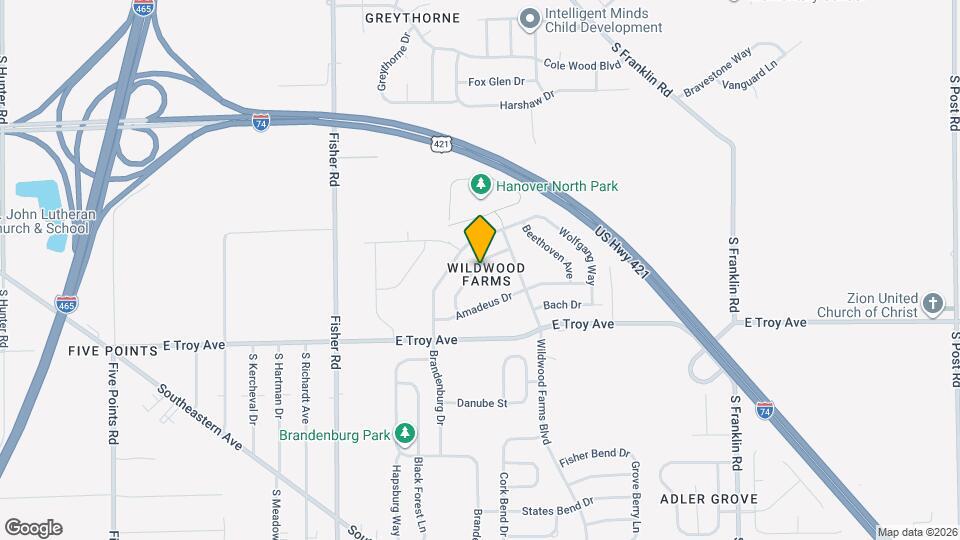 2869 Ludwig Dr Map and Location Details