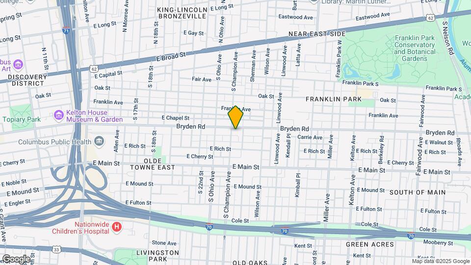 270 S Champion Ave Mapa y Detalles de la Ubicación