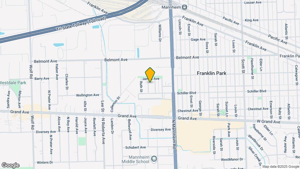 3025 Prairie St Map and Location Details