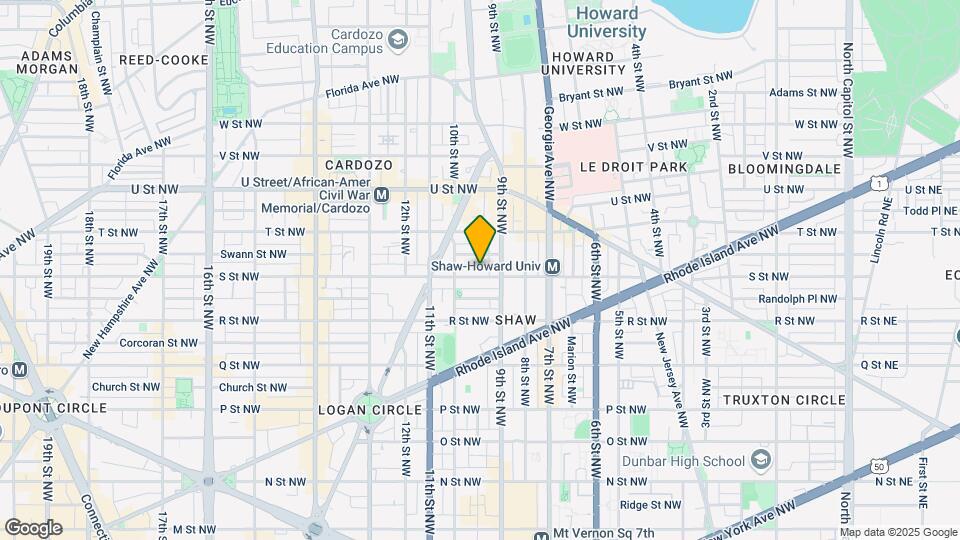 923 S St NW Map and Location Details
