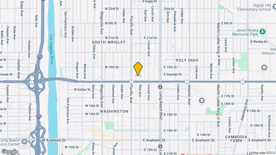 1819-1823 Pine Ave Mapa y Detalles de la Ubicación