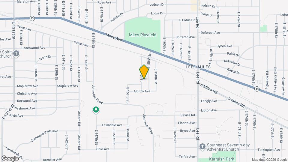 4445 E 154th St Map and Location Details