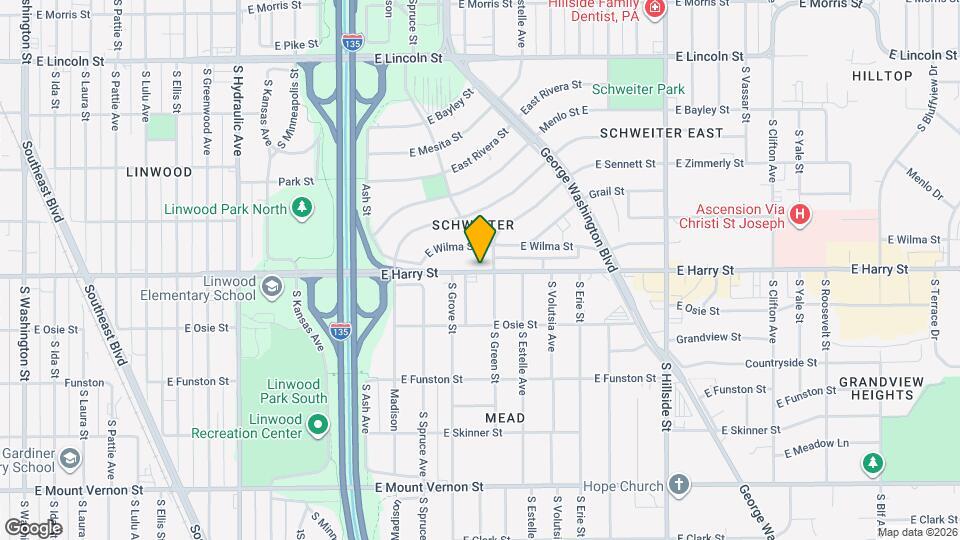 2434 E Harry St Map and Location Details