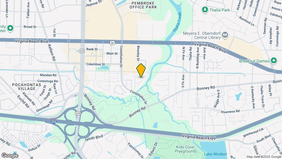 109 Seaside Ln Map and Location Details