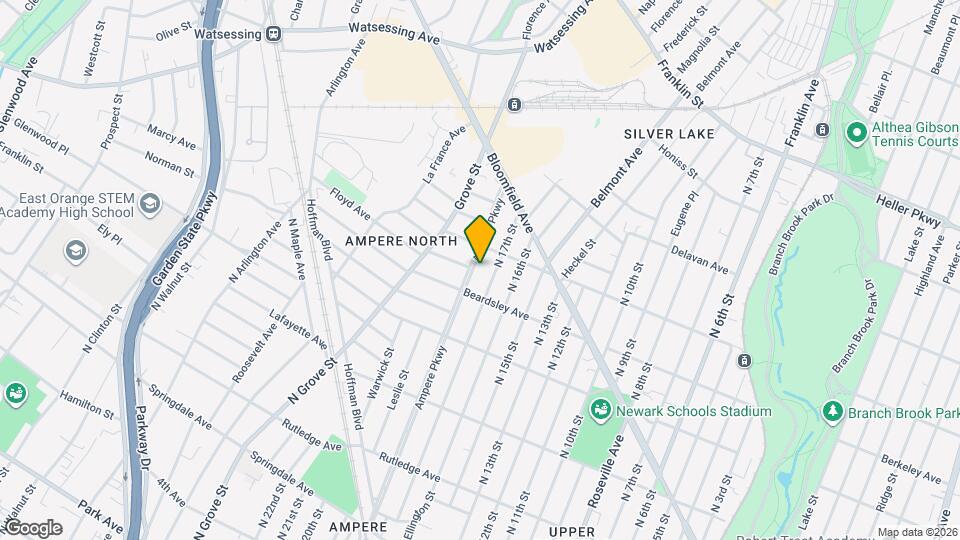 268 Ampere Pkwy Map and Location Details