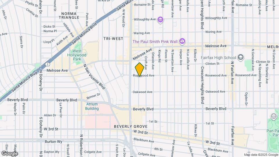 460-460 N Alfred St Map and Location Details