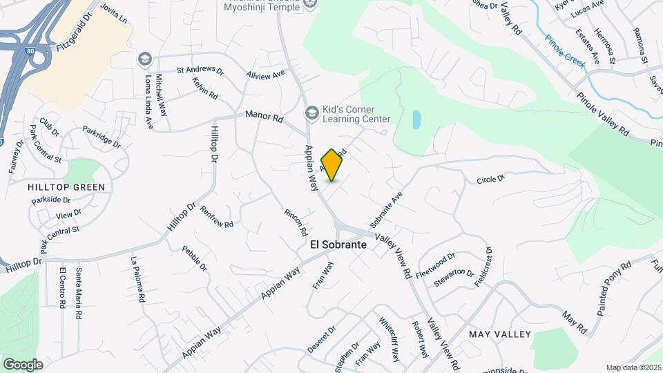 534 Appian Way Map and Location Details
