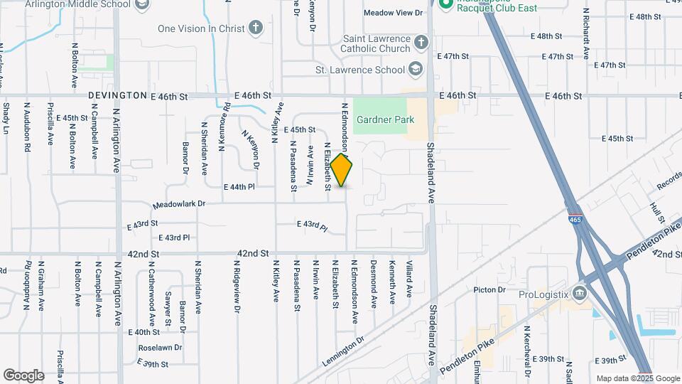 4322 N Edmondson Ave Map and Location Details