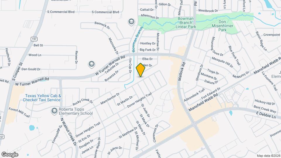 1019 Manchester Dr Map and Location Details