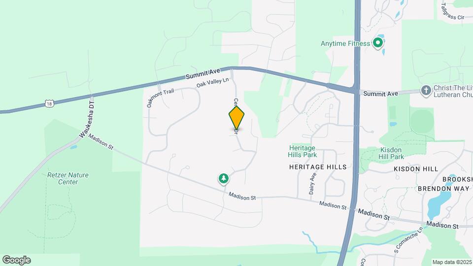 407 Century Oak Dr Mapa y Detalles de la Ubicación