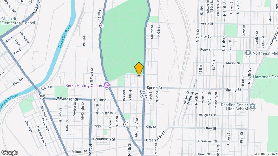 1047 Madison Ave Map and Location Details