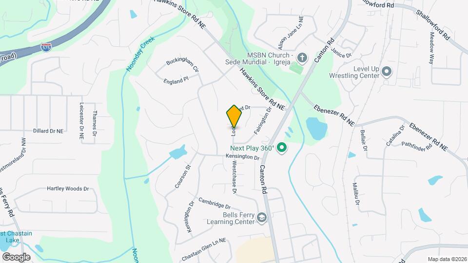 3950 Lookout Point Dr Map and Location Details