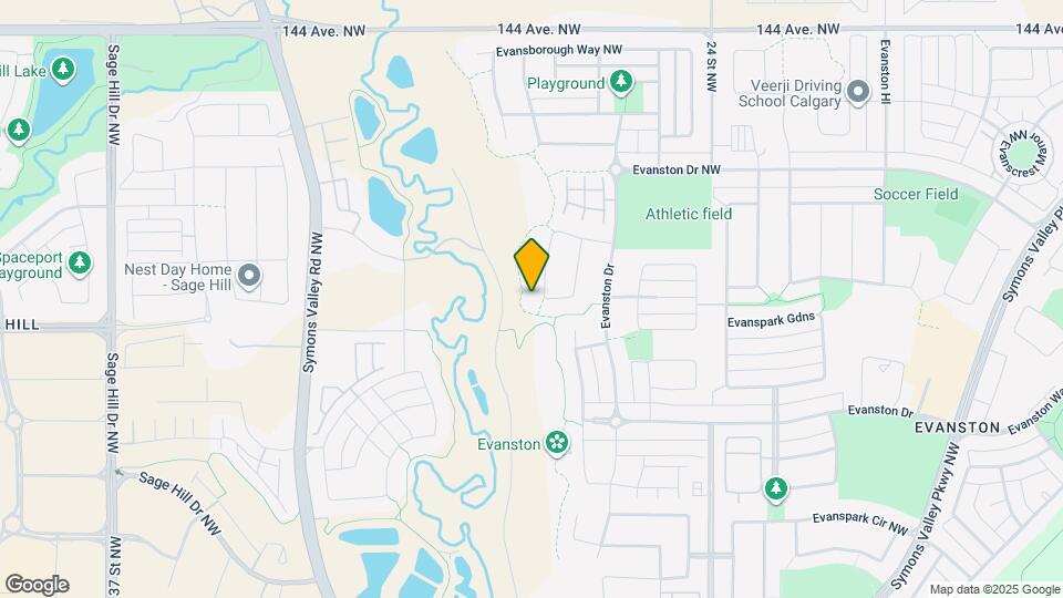 125 Evansridge Pl NW Map and Location Details