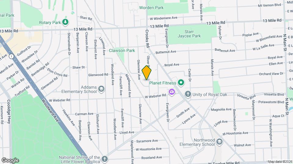 2611 Oliver Rd Map and Location Details