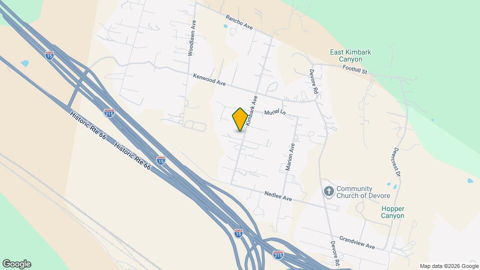 1176 Kimbark Ave Mapa y Detalles de la Ubicación