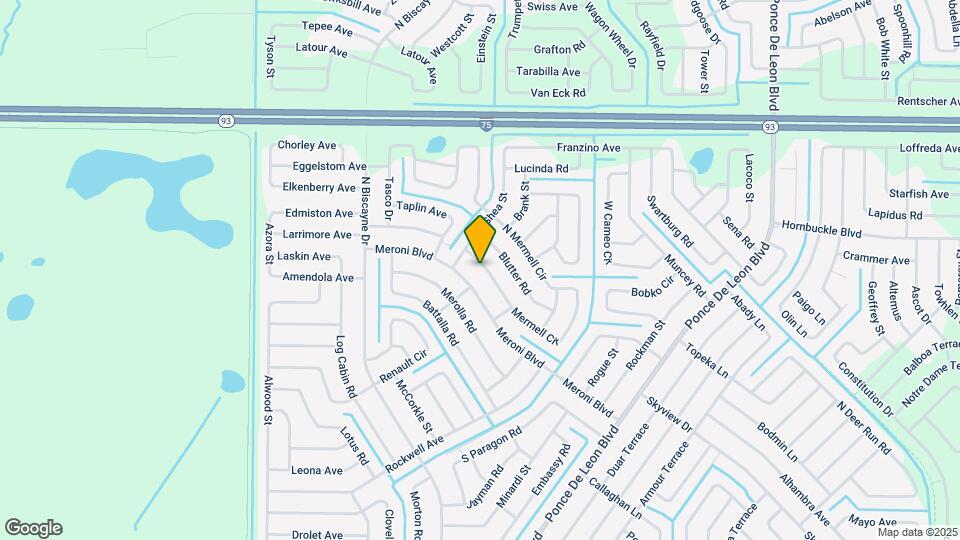 4132 Mermell Cir Mapa y Detalles de la Ubicación
