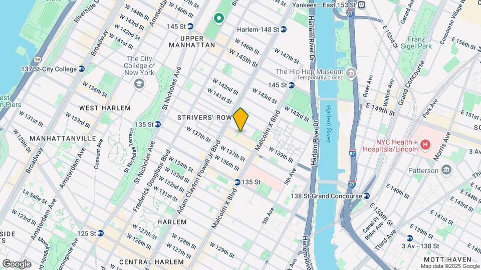 124 W 139th St Map and Location Details