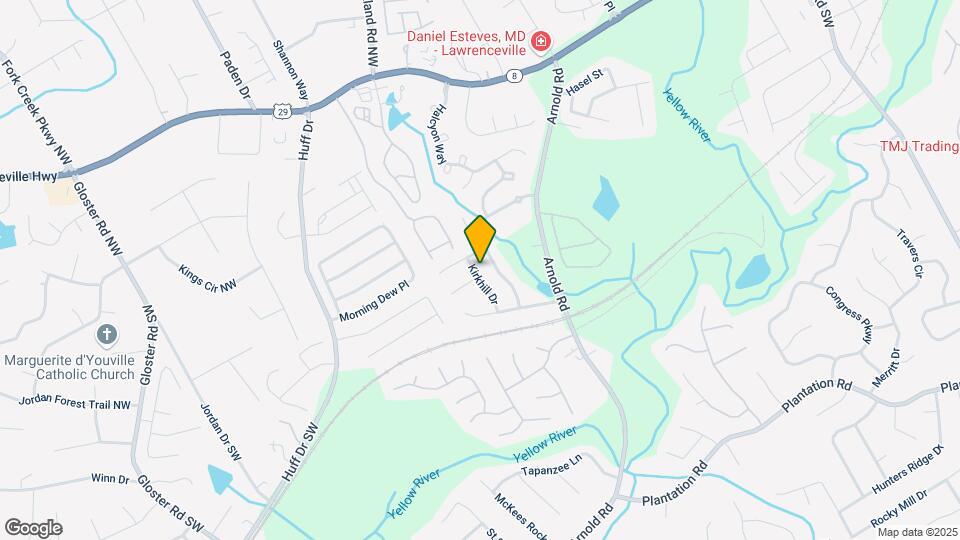 42 Kirkhill Dr Map and Location Details