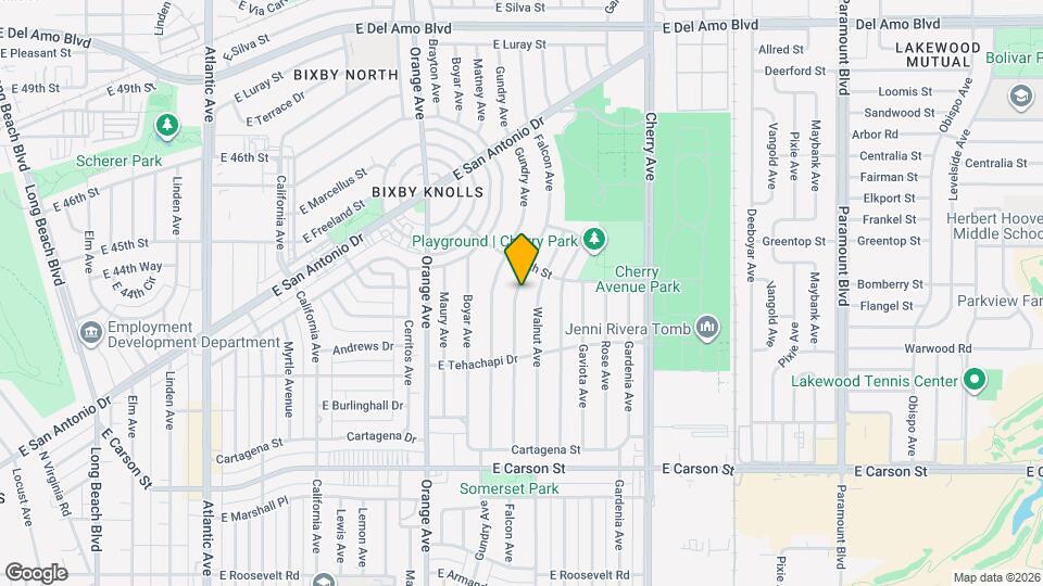 4432 Falcon Ave Mapa y Detalles de la Ubicación