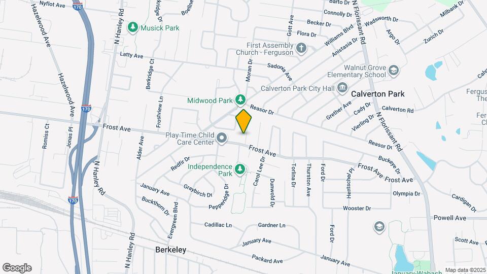 6811 Brower Ct Map and Location Details
