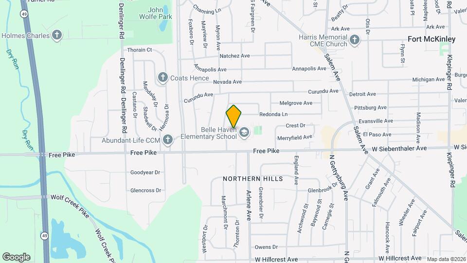 4466 Gatewood Pl Map and Location Details