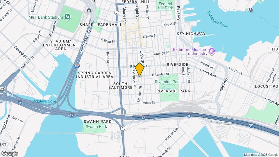 1601 Marshall St Map and Location Details