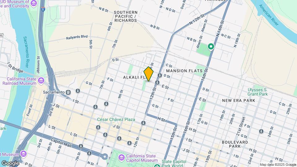 1106 E St Map and Location Details