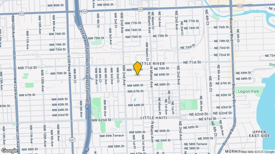 110 NW 69th St Map and Location Details